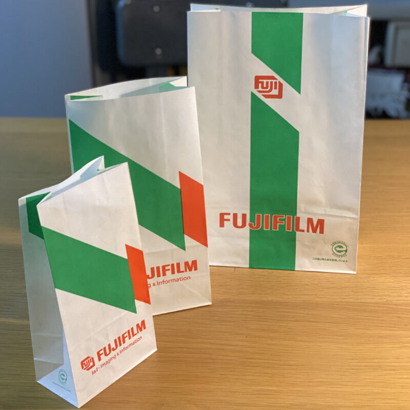 日本富士 FUJIFILM 懷舊紙袋 - F.camera