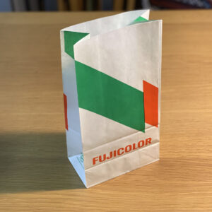 fujicolor fujifilm recycle paper bag M 日本富士 FUJIFILM 懷舊紙袋