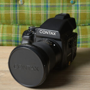 Contax 645 + Contax 645 35mm f3.5廣角鏡頭 + Tele-Xenar 150 mm f4.5 + 配件