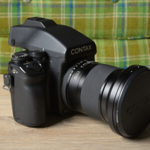 Contax 645 + Contax 645 35mm f3.5廣角鏡頭 + Tele-Xenar 150 mm f4.5 + 配件