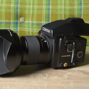 Contax 645 + Contax 645 35mm f3.5廣角鏡頭 + Tele-Xenar 150 mm f4.5 + 配件
